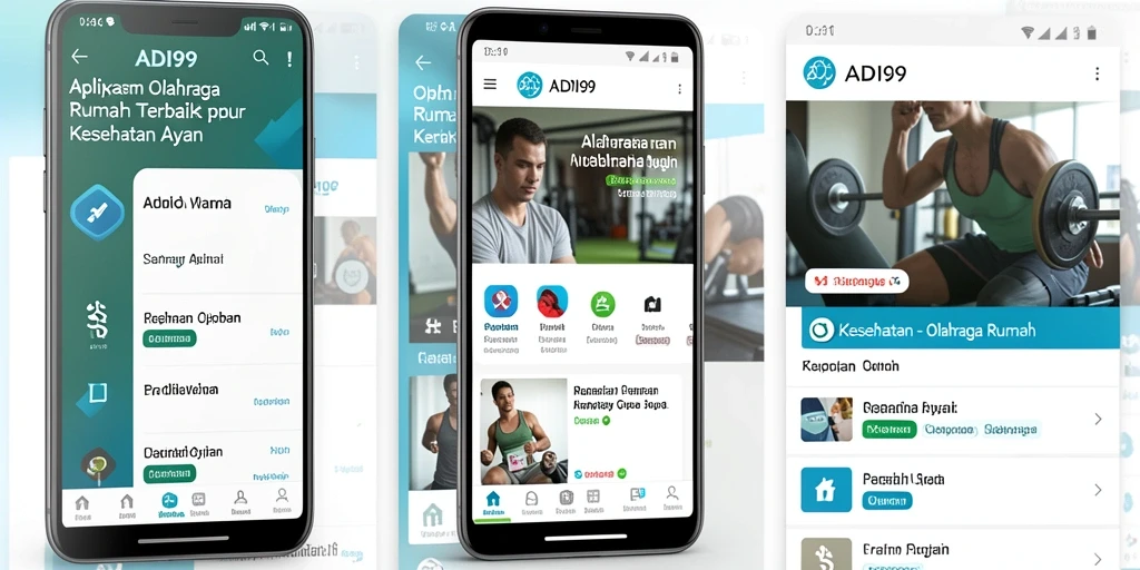 Antarmuka aplikasi ADI99 yang intuitif dan mudah digunakan.