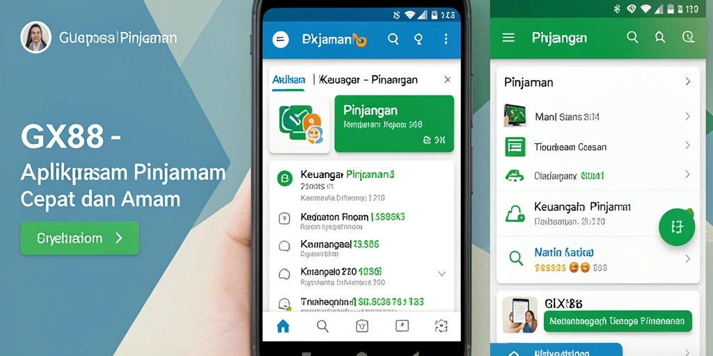 Antarmuka GX88 yang ramah pengguna untuk pengajuan pinjaman.