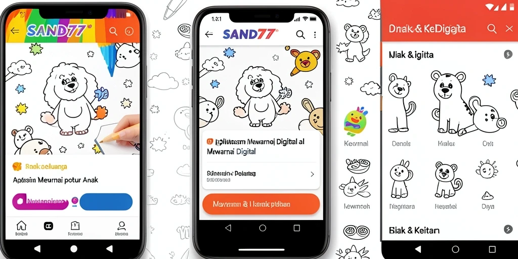 Tampilan antarmuka SAND77 yang menarik dan fungsional.